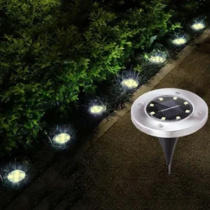 Solarne disk lampe za dvoriste 4 kom