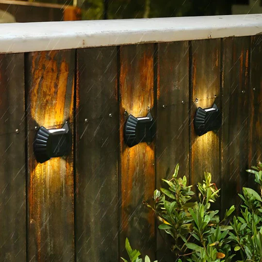 Solarna zidna dekorativna lampa set 4 kom - Image 2
