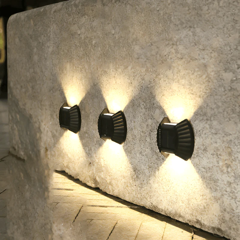 Solarna zidna dekorativna lampa set 4 kom