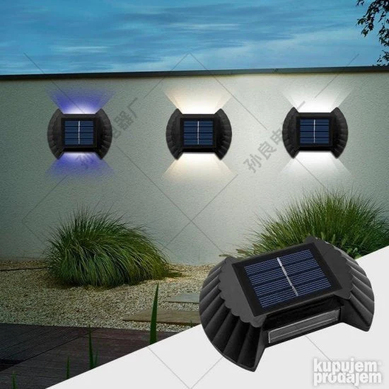 Solarna zidna dekorativna lampa set 4 kom - Image 4