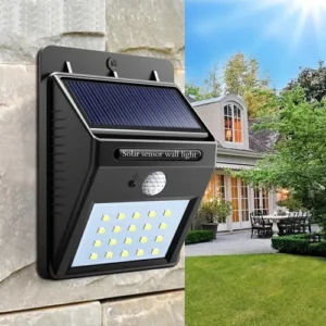 Solarna lampa sa senzorom pokreta – za dvorište (1) Solarna lampa sa senzorom pokreta (set: 2 kom)