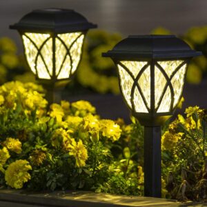 Solarne Ba&scaron;tenske lampe sa senzorom 6 kom